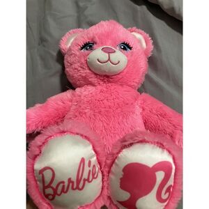 2023 Build A Bear Limited Edition‎ Barbie Movie Pink Stuffed Plush Bear BAB